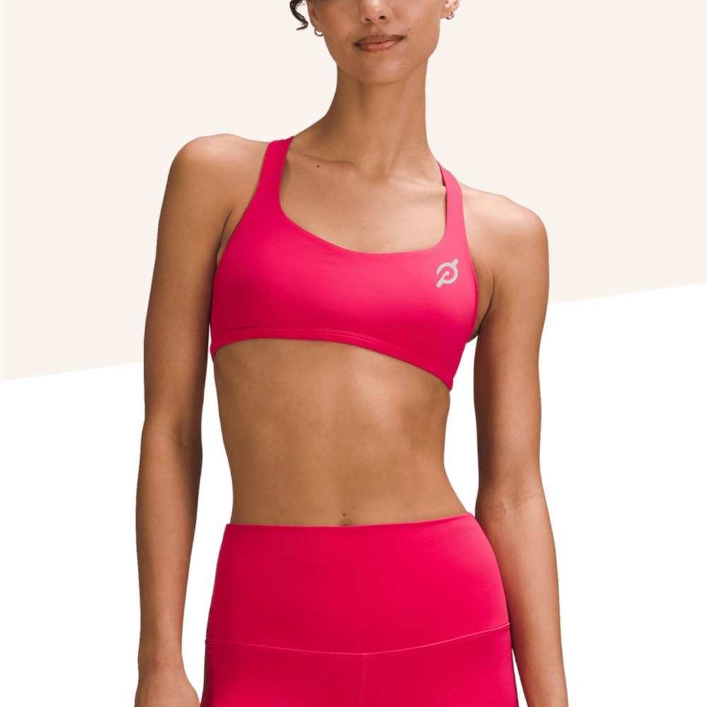 Lululemon x Peloton Free to Be Bra - Wild • NWT • cherry mist • 8